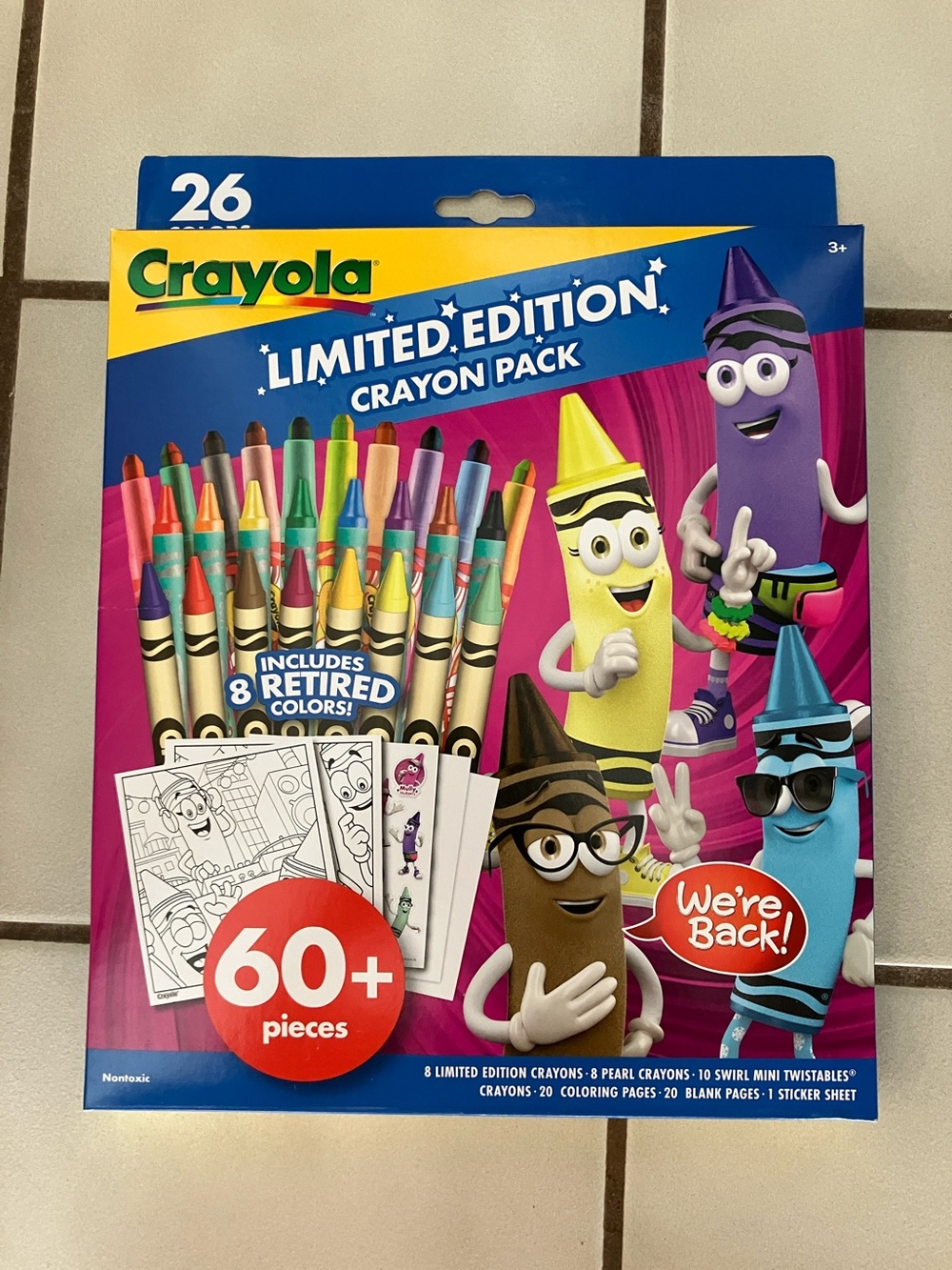 Crayola Limited Edition 26-Count Crayon Pack - Multicolor